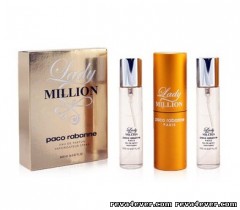 Paco Rabanne «Lady Million» 3x20мл