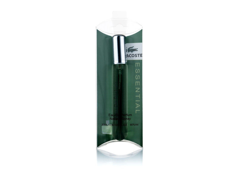 Кликните для увеличения изображения Lacoste Essential edp 20ml духи ручка спрей стекло на блистере