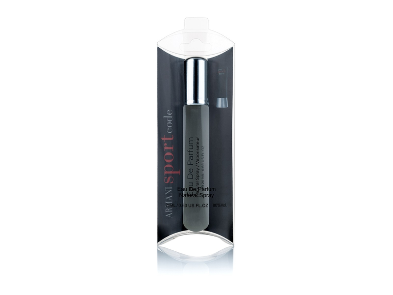 Кликните для увеличения изображения Armani Sport Code Men edp 20ml духи ручка спрей стекло на блистере