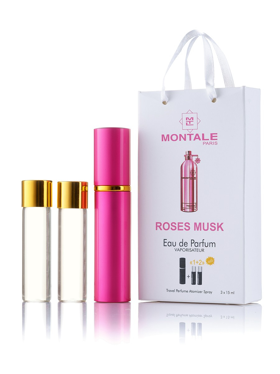 Montale Roses Musk 3х15ml мини в подарочной упаковке