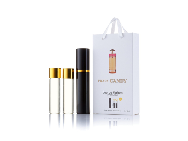 парфюмерия, косметика, духи Prada Candy 3х15ml мини в подарочной упаковке Женские