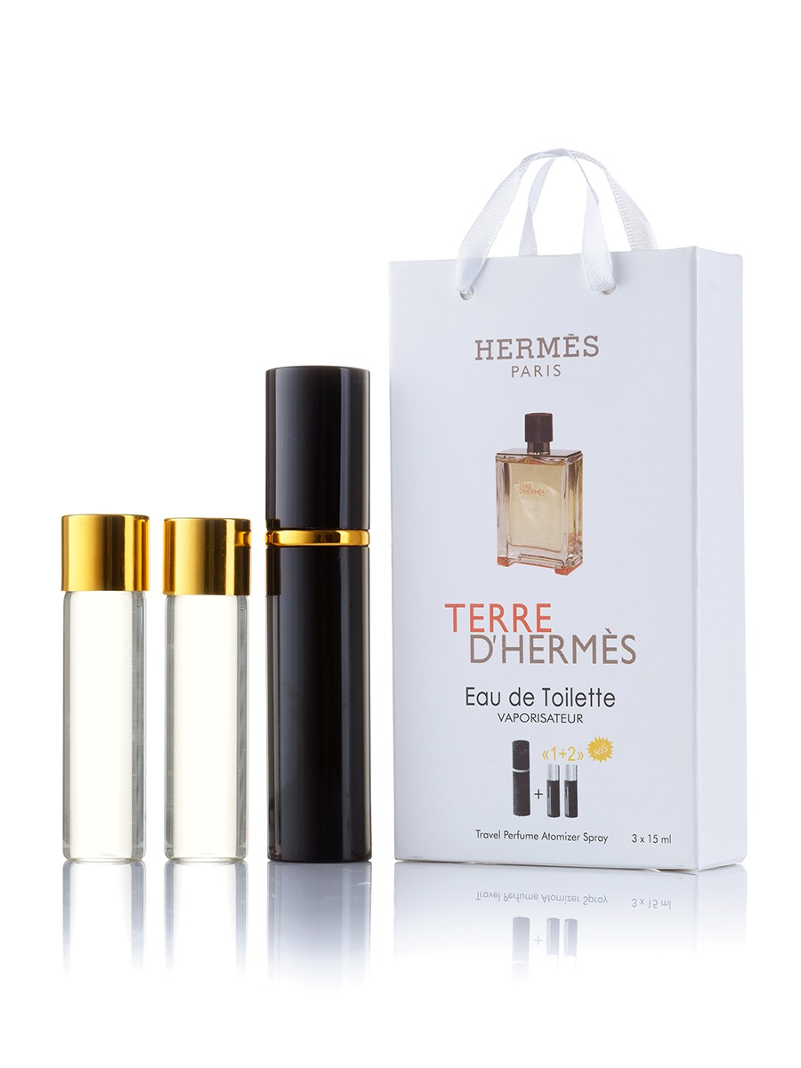 Hermes Terre dHermes 3х15ml мини в подарочной упаковке
