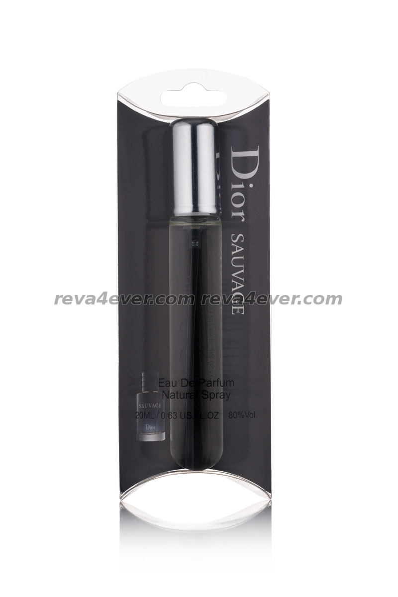 Christian Dior Sauvage 20ml духи ручка спрей стекло на блистере