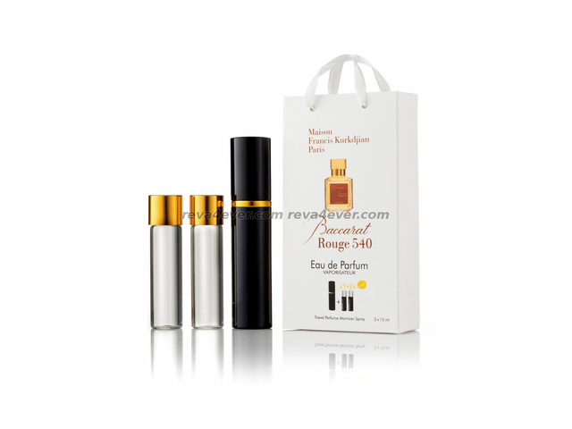 парфюмерия, косметика, духи Maison Francis Kurkdjian Baccarat Rouge 540 edp 3x15ml парфюм мини в подарочной упаковке Унисекс