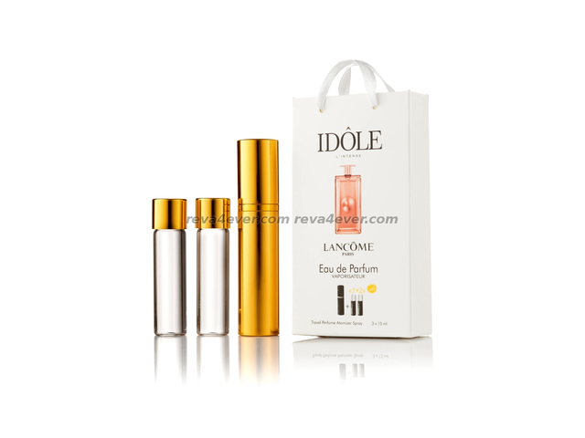 парфюмерия, косметика, духи Lancome Idole edp 3х15мл подарочной упаковке с запасками Женские
