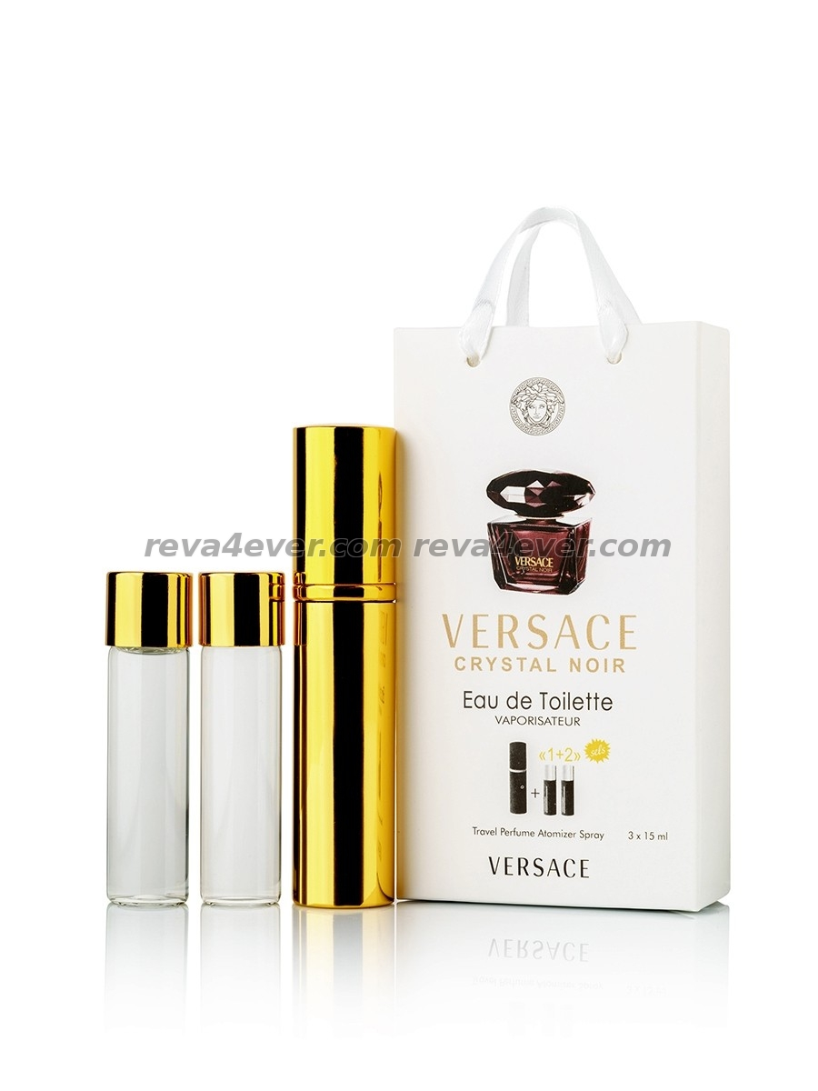 Versace Crystal Noir edp 3x15ml мини духи в сумочке