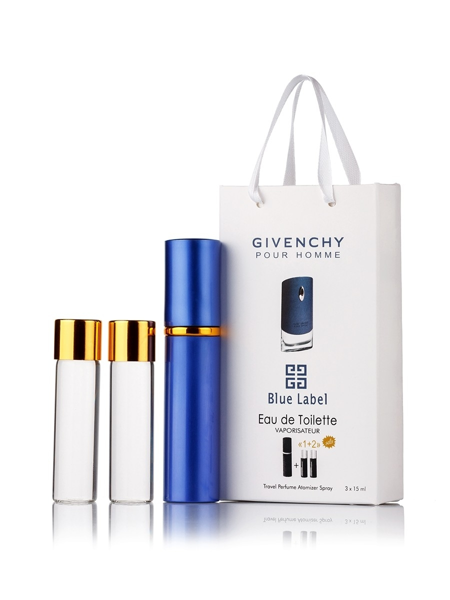 Givenchy pour Homme Blue Label edp 3x15ml парфюм мини в подарочной упаковке