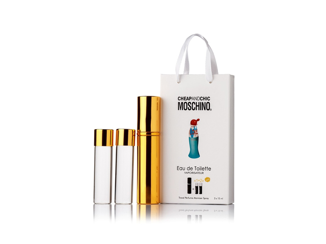 парфюмерия, косметика, духи Moschino I love love edp 3х15ml парфюм мини в подарочной упаковке Женские