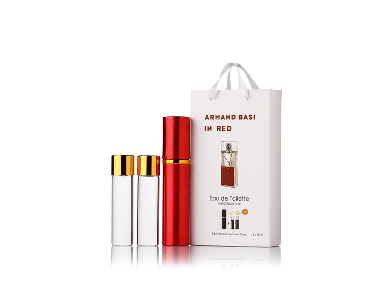 Armand Basi In Red edt 3x15ml в подарочной упаковке