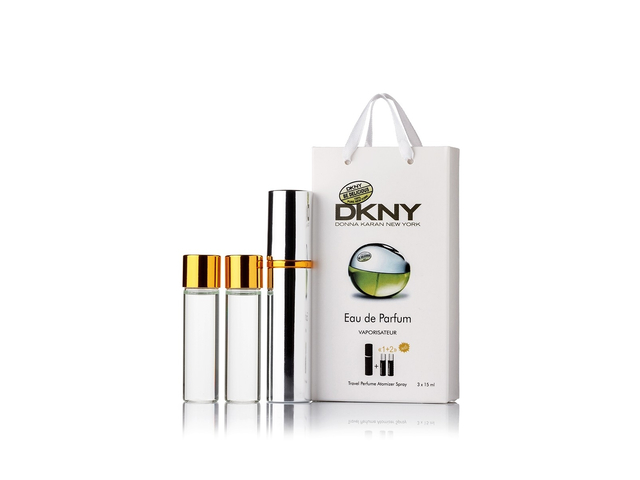 парфюмерия, косметика, духи DKNY Be Delicious edp (ДКНЮ Би Деликиоус) 3x15ml парфюм мини в подарочной упаковке Женские