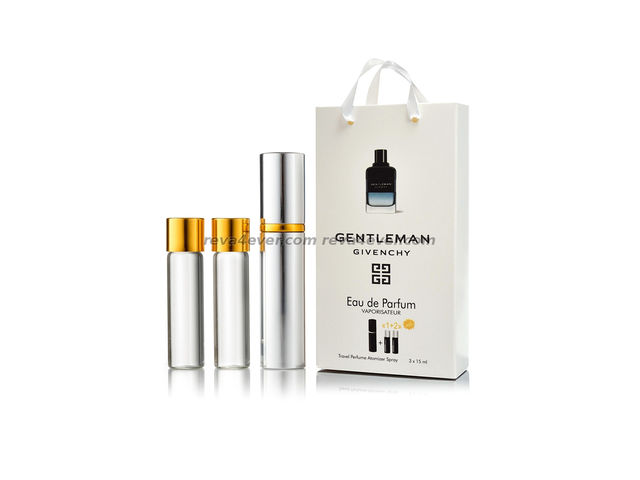 парфюмерия, косметика, духи Givenchy Gentlemen edp 3x15ml парфюм мини в подарочной упаковке Мужские