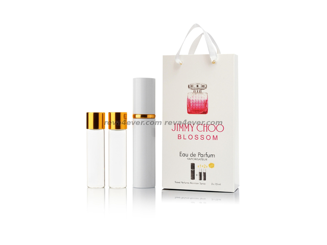 парфюмерия, косметика, духи Jimmy Choo Blossom edp 3x15ml парфюм мини в подарочной упаковке Женские