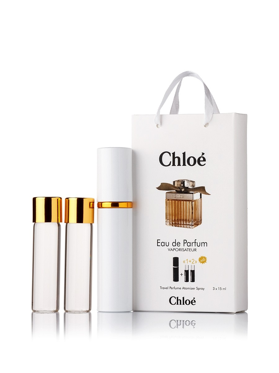 Chloe edp 3x15ml (Хлоя мини духи) в подарочной упаковке