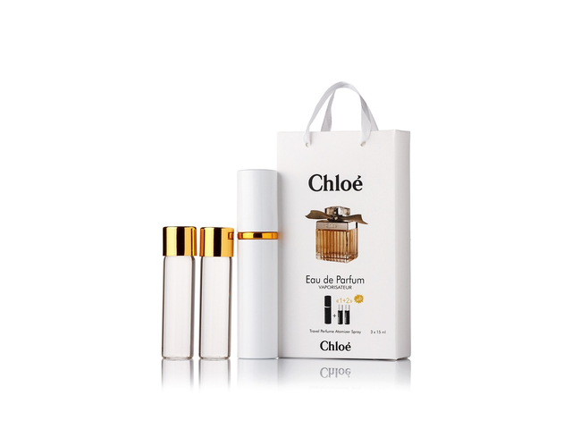 Chloe edp 3x15ml (Хлоя мини духи) в подарочной упаковке
