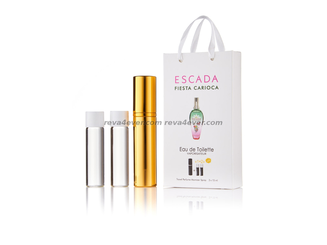 парфюмерия, косметика, духи Escada Fiesta Carioca edt 3x15ml в подарочной упаковке Женские