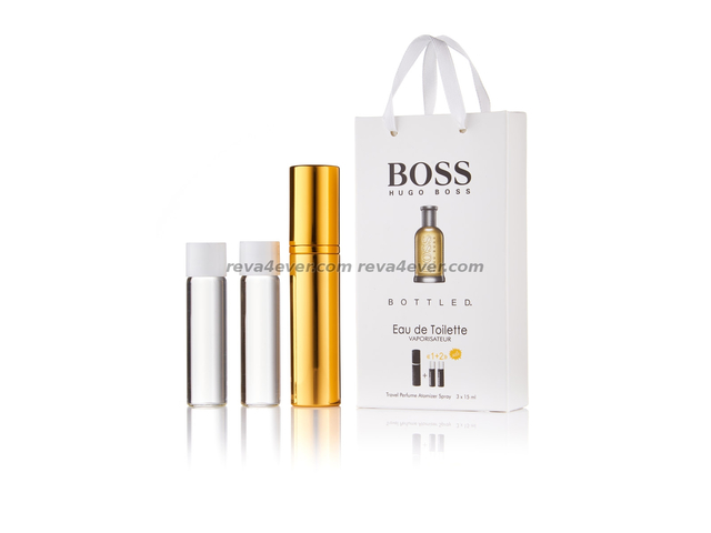 парфюмерия, косметика, духи Hugo Boss Boss Bottled edp 3x15ml в подарочной упаковке Мужские
