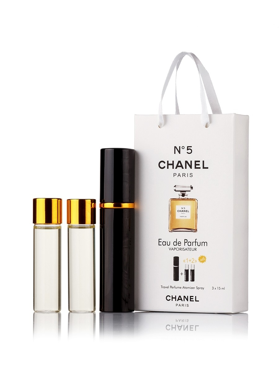 Chanel 5 edp 3x15ml в подарочной упаковке