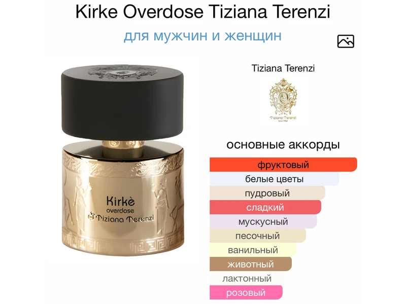 Tiziana Terenzi Kirke Overdose oil 10ml масло абсолю