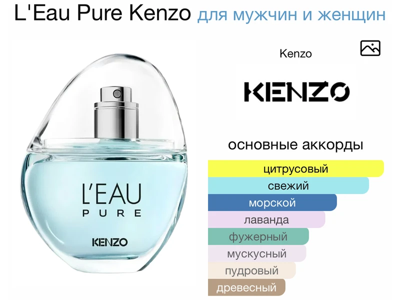 Kenzo L'Eau Pure oil 10ml масло абсолю