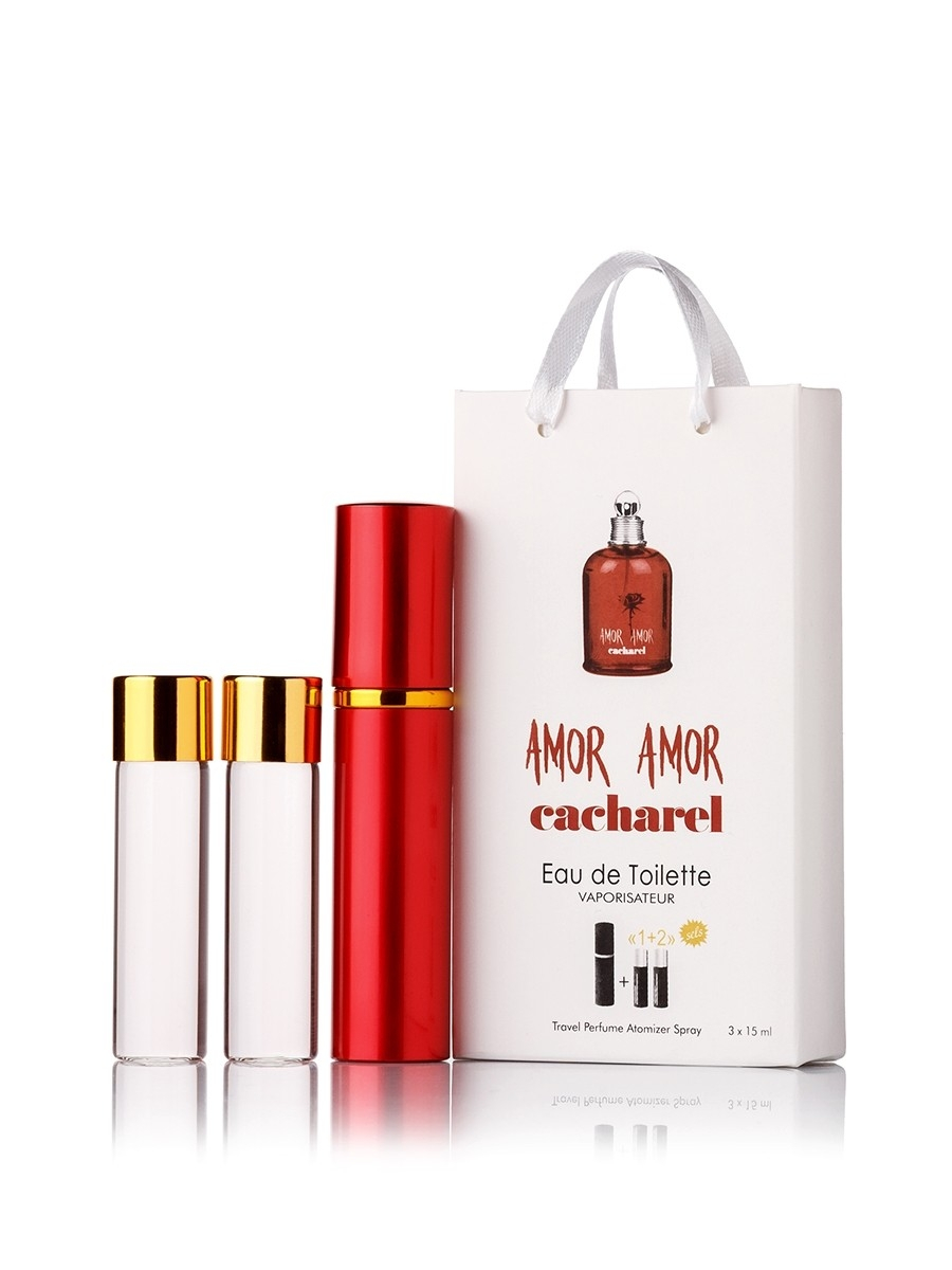 Cacharel Amor Amor edt 3х15ml парфюм мини в подарочной упаковке