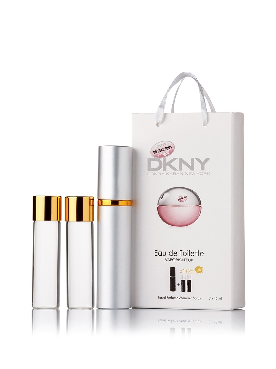 DKNY Be Delicious Fresh Blossom edp 3х15ml в подарочной упаковке