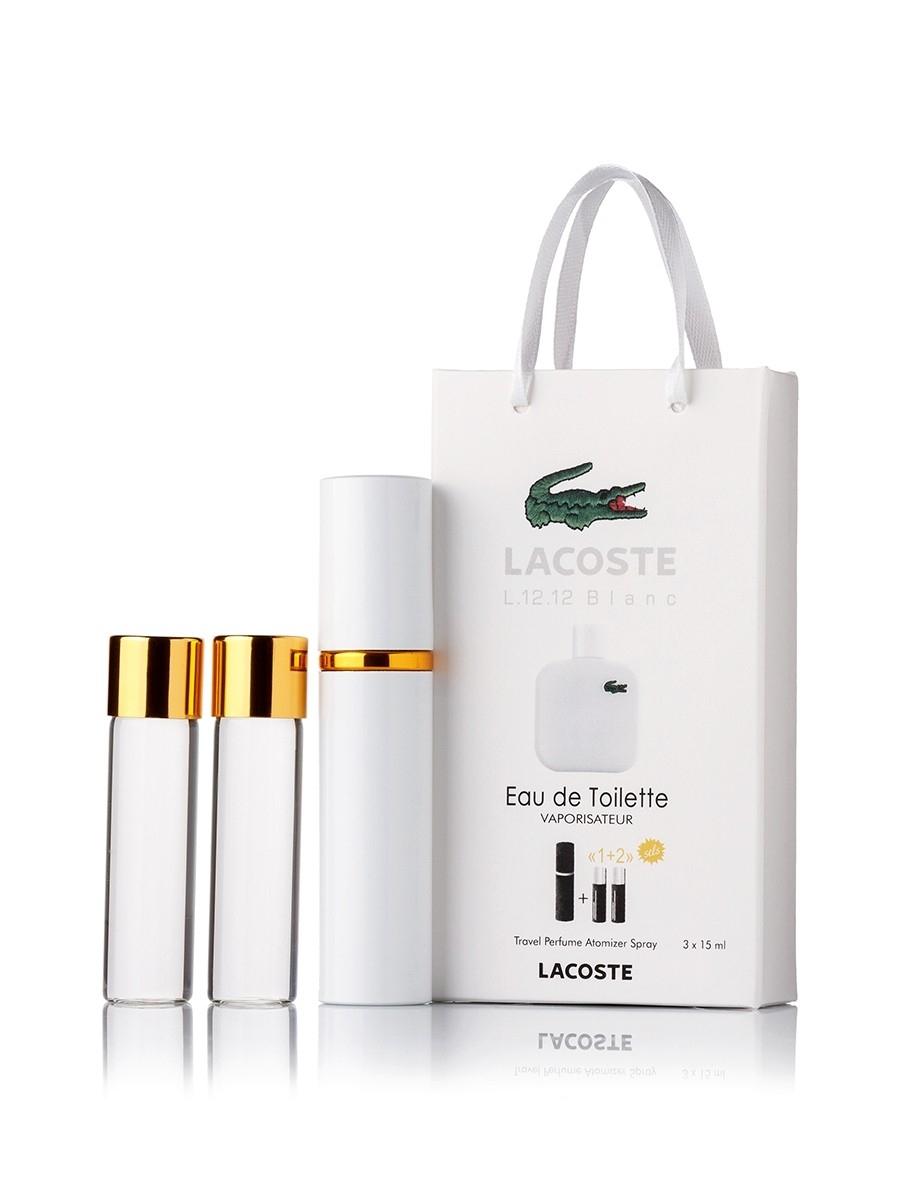 Lacoste Eau De Lacoste L.12.12 Blanc edp 3х15ml в подарочной упаковке