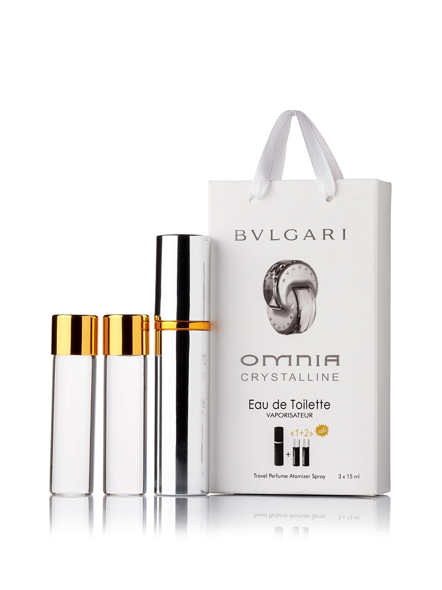 Bvlgari Omnia Crystalline edp 3x15ml мини в подарочной упаковке