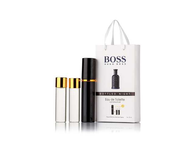 Hugo Boss Boss Bottled Night edp 3x15ml мини в подарочной упаковке