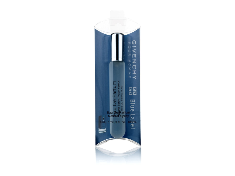 Givenchy pour Homme Blue Label edp 20ml духи ручка спрей стекло на блистере