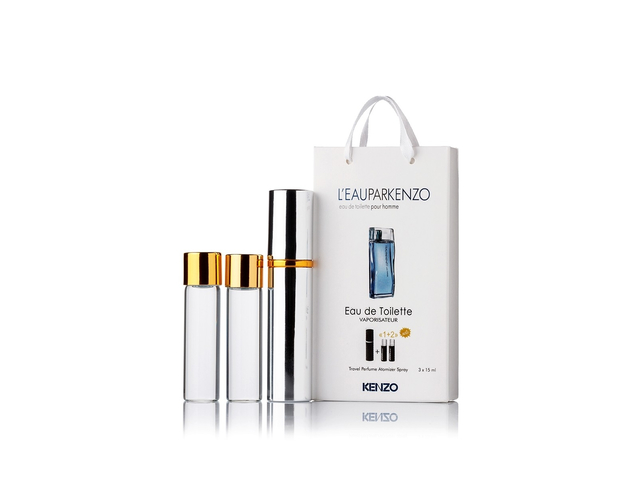 парфюмерия, косметика, духи Kenzo Leau par pour homme edp 3х15ml мини в подарочной упаковке Мужские