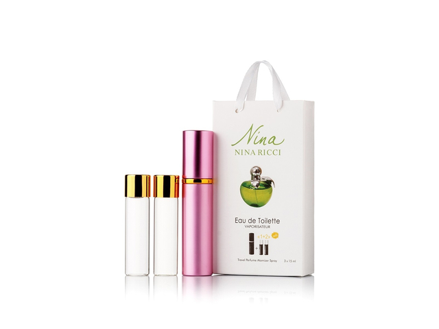 парфюмерия, косметика, духи Nina Ricci Plain edp 3х15ml мини в подарочной упаковке Женские